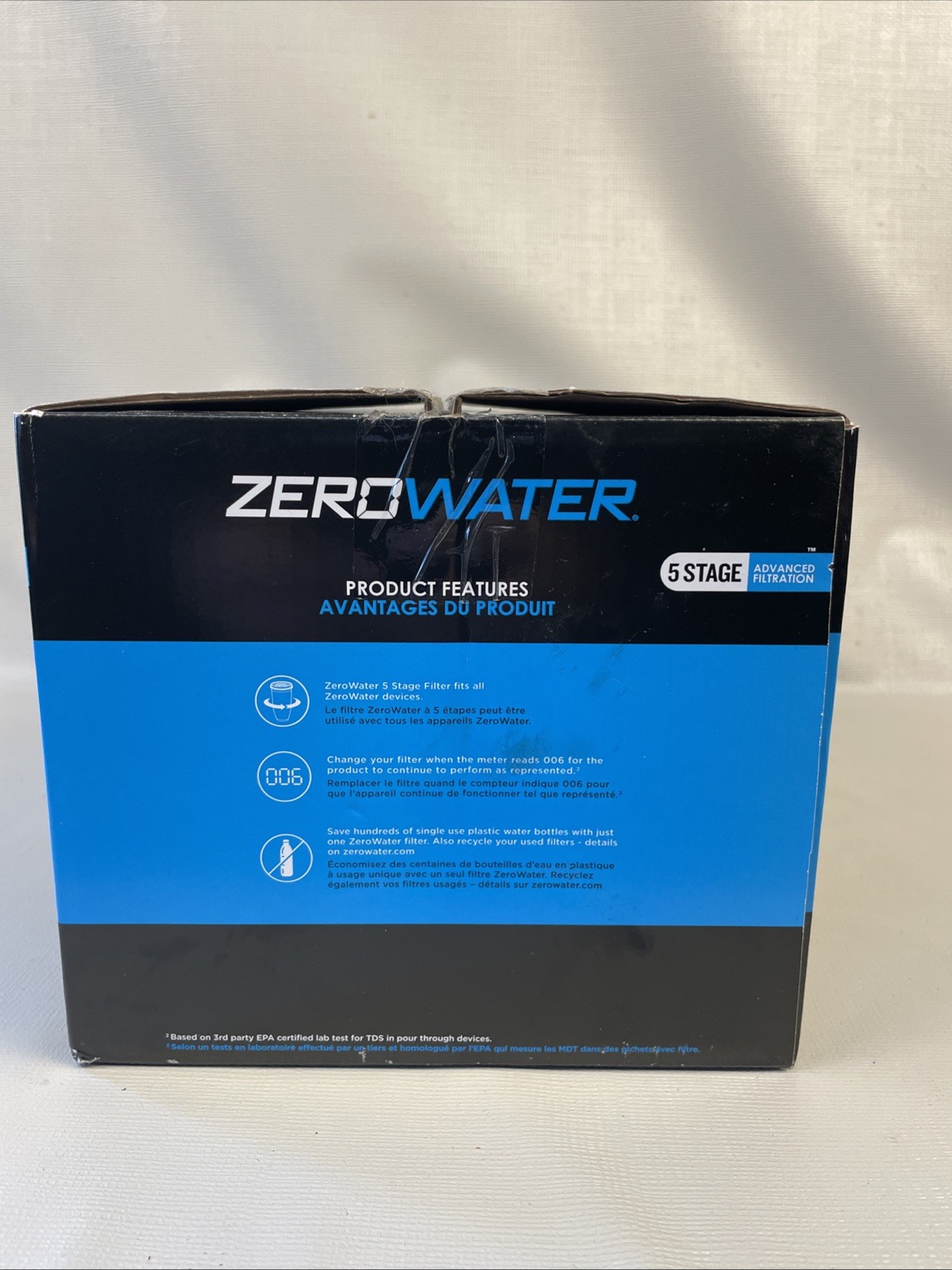 4-ZeroWater Replacement Water Filters 4-Pack BPA Free 5 Stage Brand New ZR-006