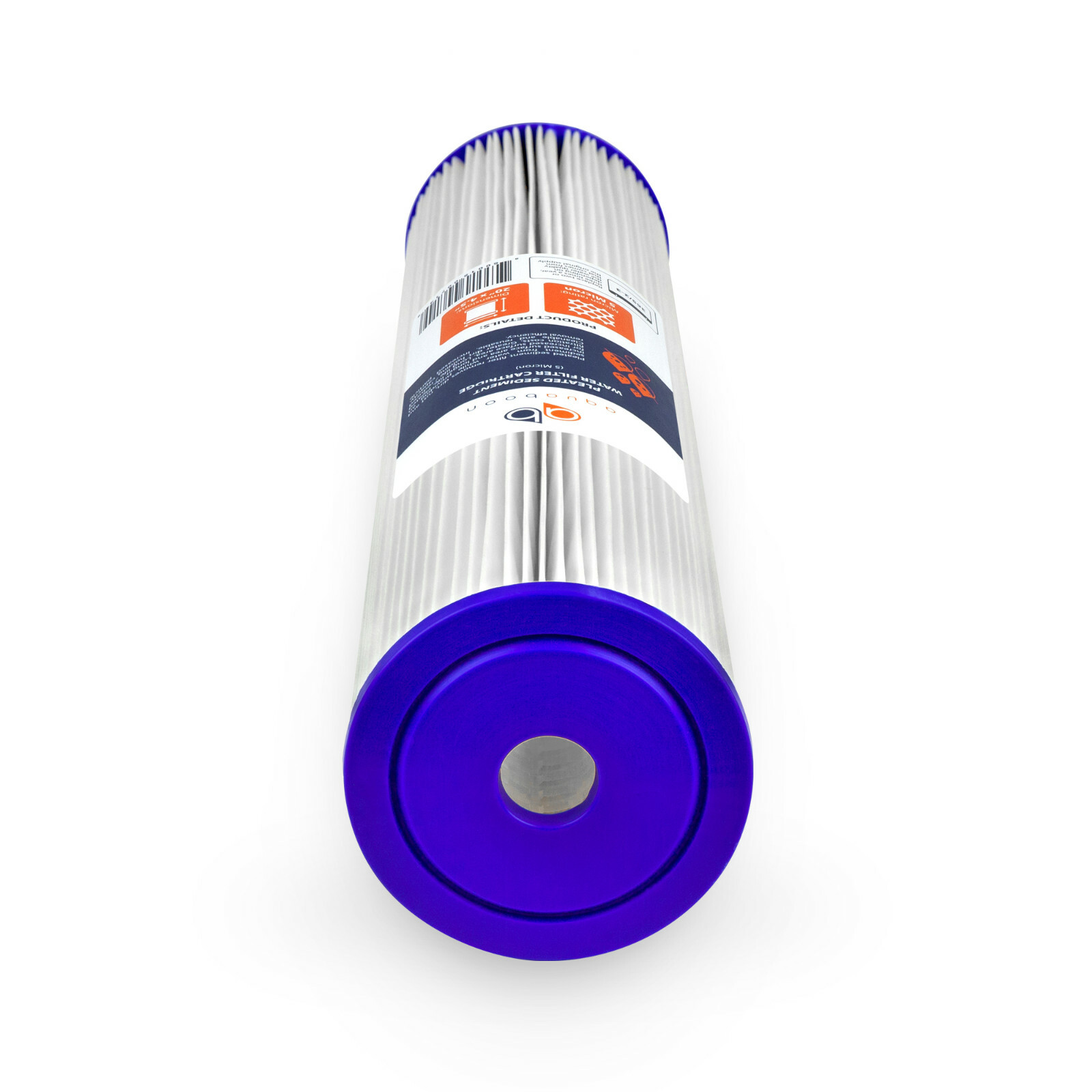 Big Blue 5 Micron Pleated Washable Sediment Water Filter 20″ x 4.5″ by Aquaboon