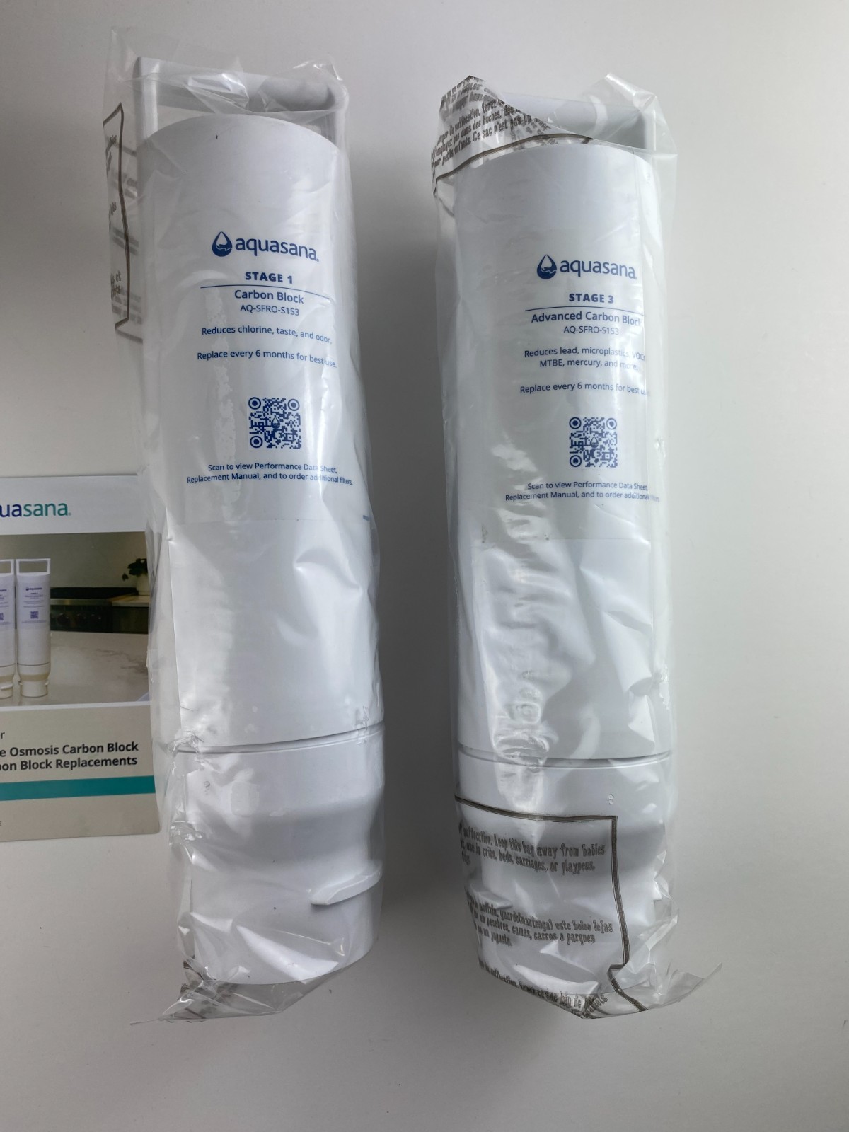 Aquasana Reverse Osmosis Smart Flow Water Filters Stages 1 &3