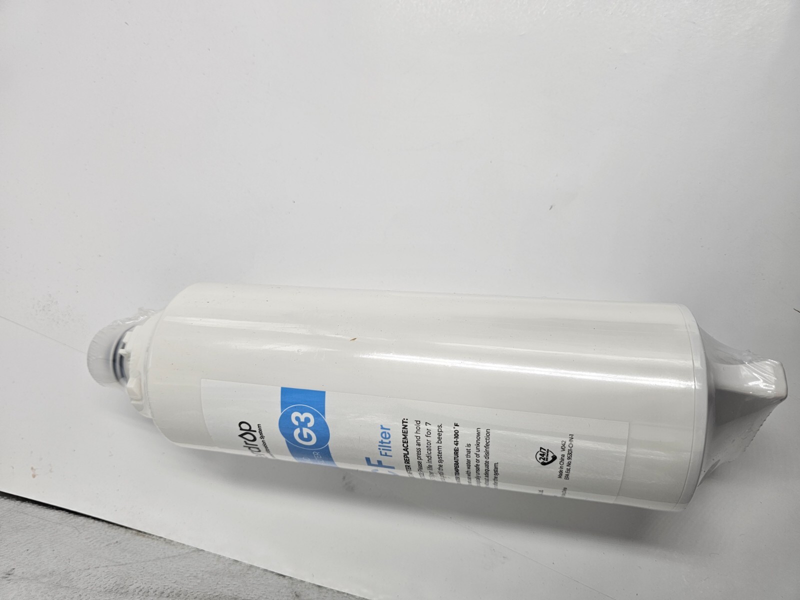 Waterdrop Pre-Sediment & Carbon Block Water Filter B-WD-G3-N1CF CF Filter White