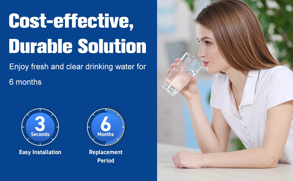 4/2pack for Frigidaire EPTWFU01 PureSource Ultra II Refrigerator Water Filter