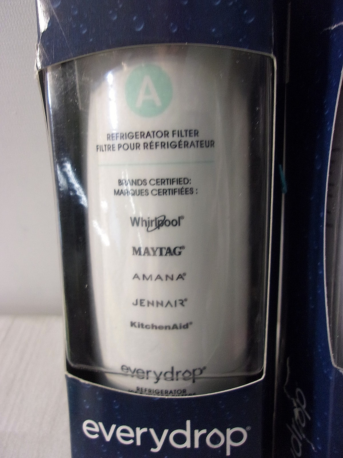 Lot/2 Everydrop Refrigerator Water Filters A EDRARXD1 NEW-damaged box UNOPENED
