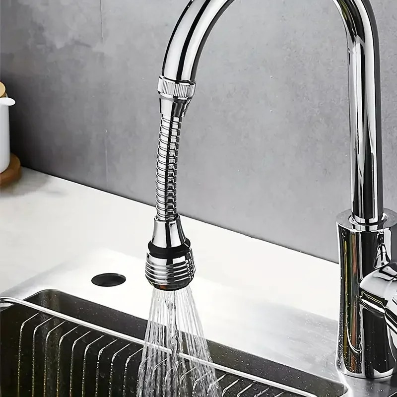 360° Rotating Kitchen Faucet Pressurized Anti-Splash Extended Filter Foam