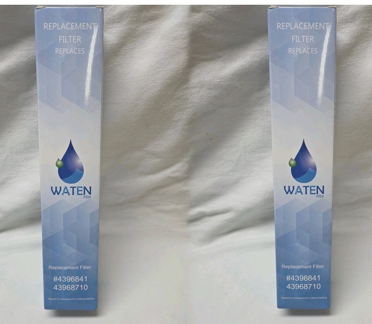 Lot of 2 WATEN H20 Water Replacement Filters 4396841* 43968710 EDR3RXD1*