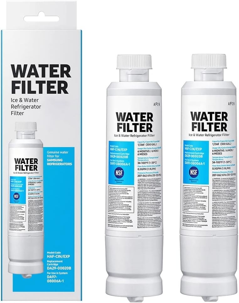 Crystal-Clear Water Filter Replacement, 99% Reduction