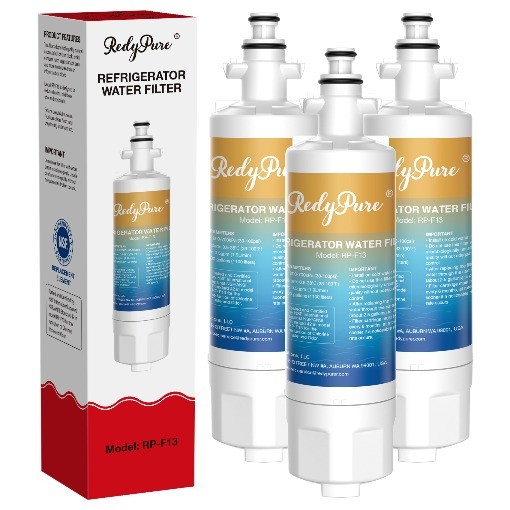 3 Pack Redypure Refrigerator Water Filter Replacement For LG LT700P, ADQ36006101