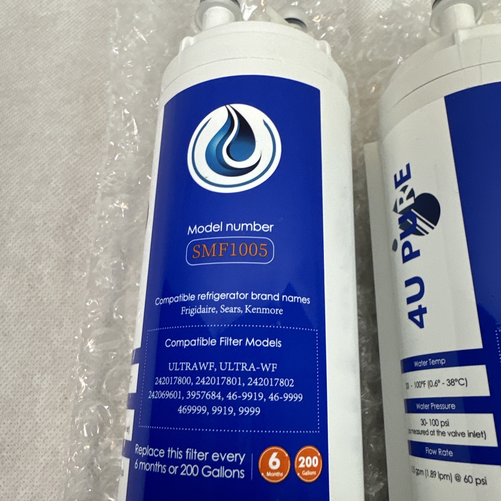 2X Water Filter 4U Pure Replacement EPTW Urce Ultra SMF1005 US SELLER