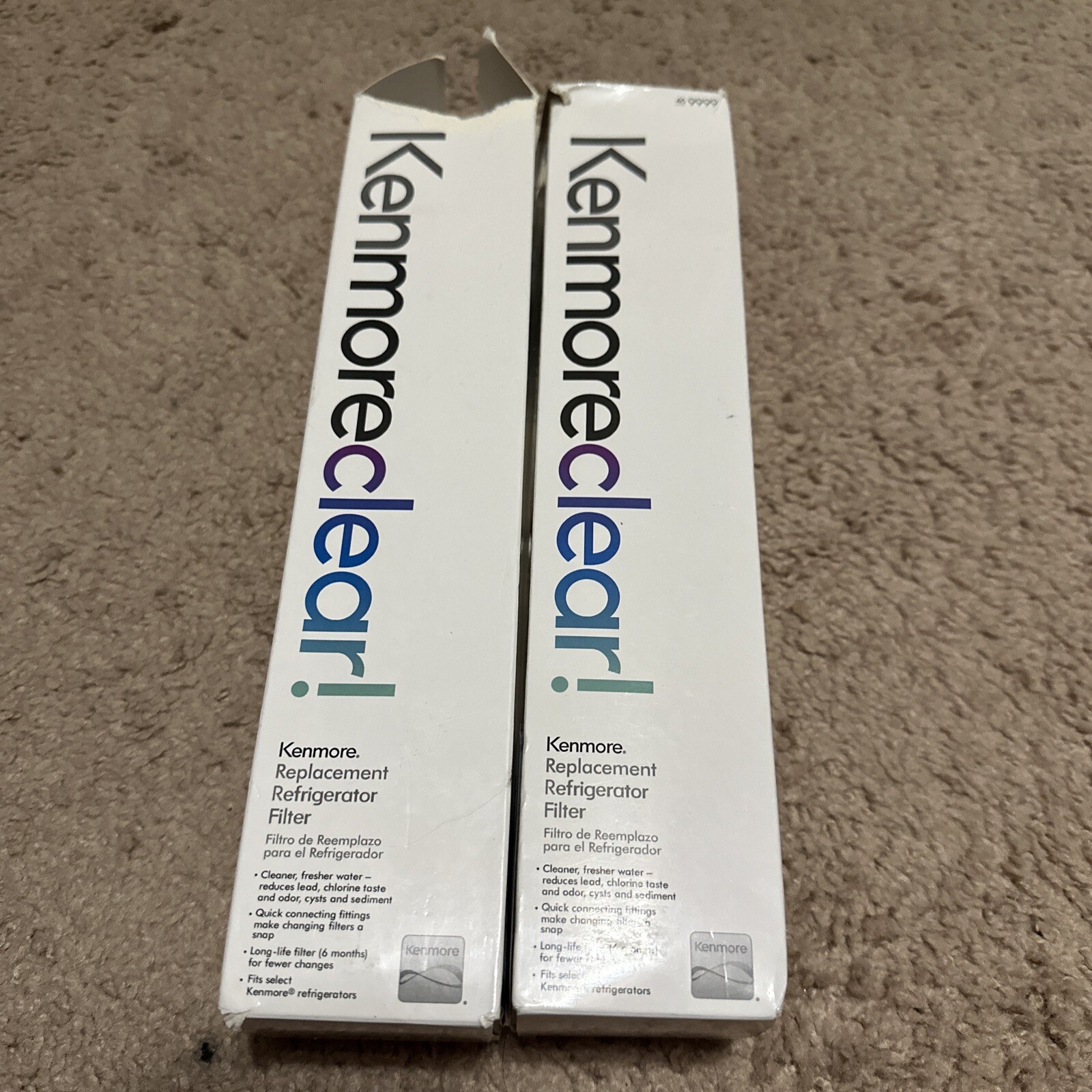 Lot of 2 Kenmore 46-9999 Refrigerator Replacement Filters T24