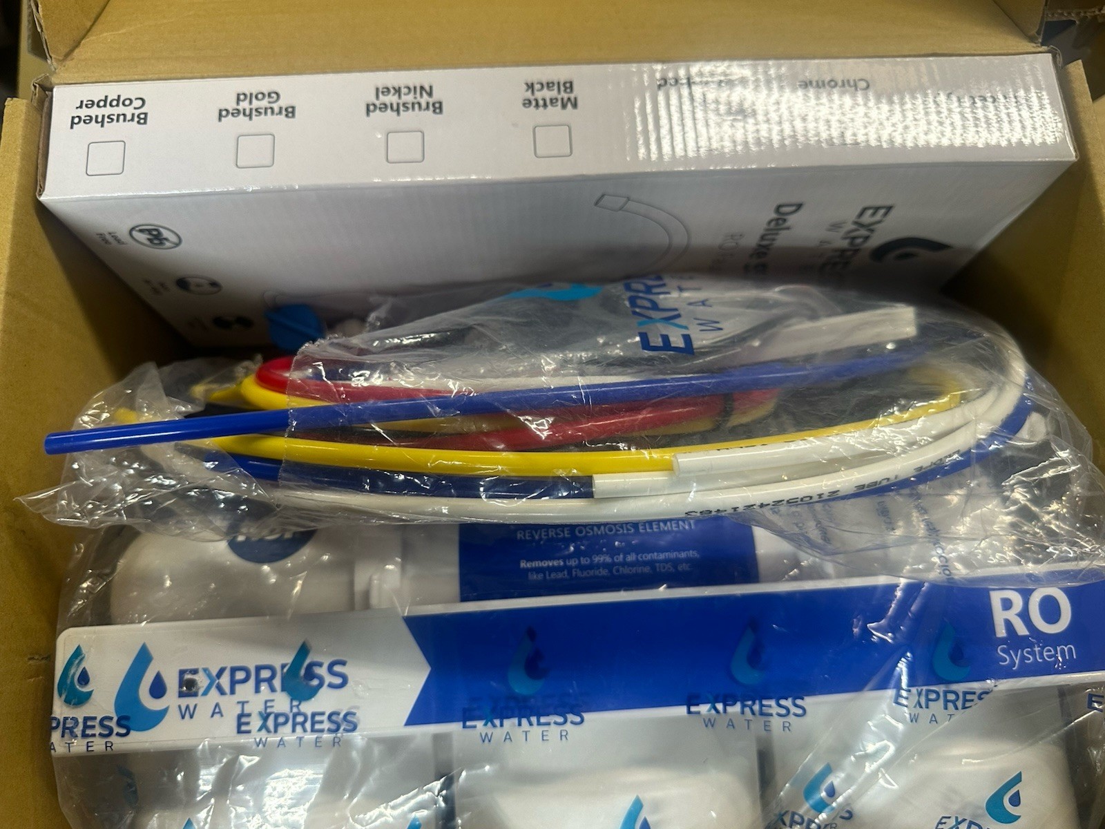 Express Water RO5DX Reverse Osmosis Filtration NSF Certified 5 Stage RO Open Box