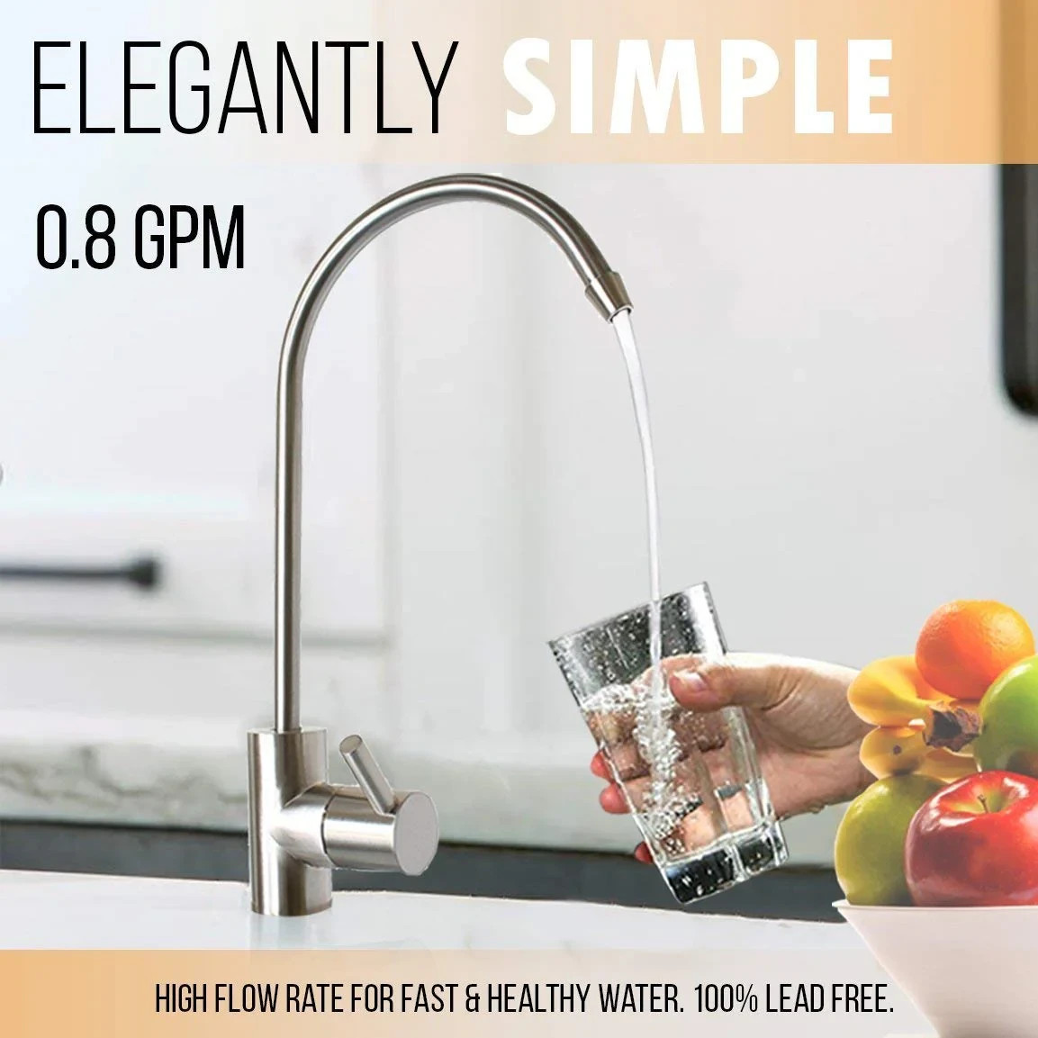 LiquaGen 6 Stage Under Sink Alkaline RO Water Filter System | pH Boost & -ORP