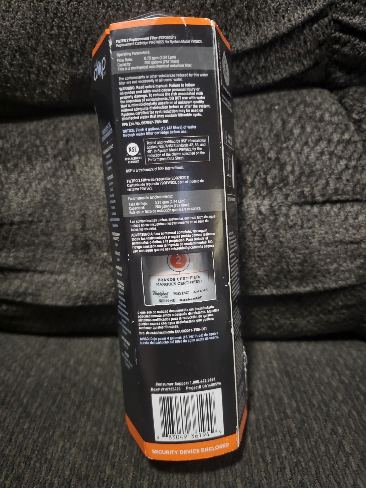 NEW EveryDrop #2 Refrigerator Ice Water Filter
