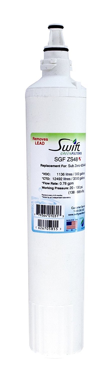 Replacement Sub-Zero 4290510 PRO 48 4204490 Refrigerator WaterFilter by SGF-ZS48