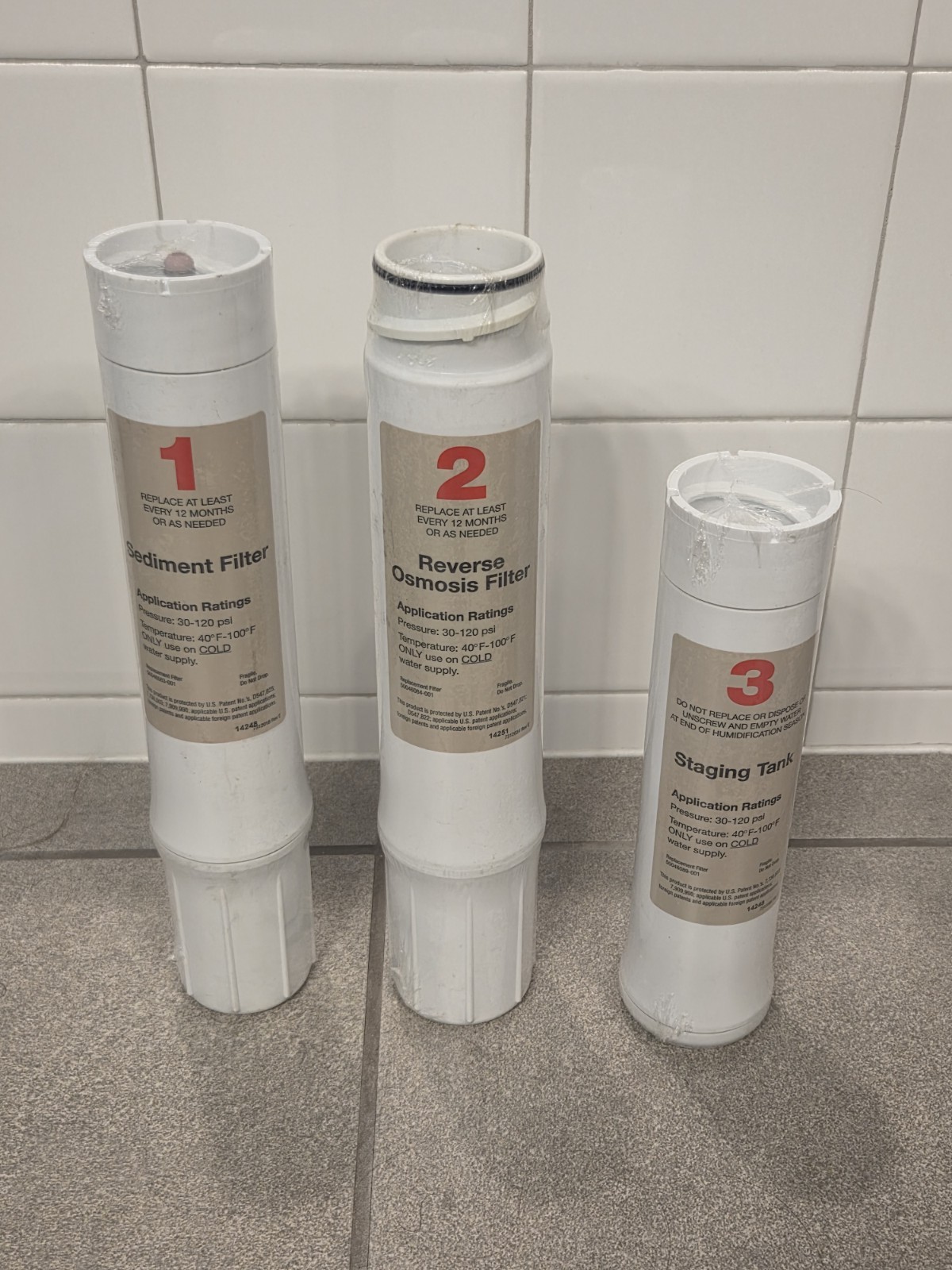Honeywell Home RO Filtration 50046086-001 Sediment, Reverse Osmosis, Staging