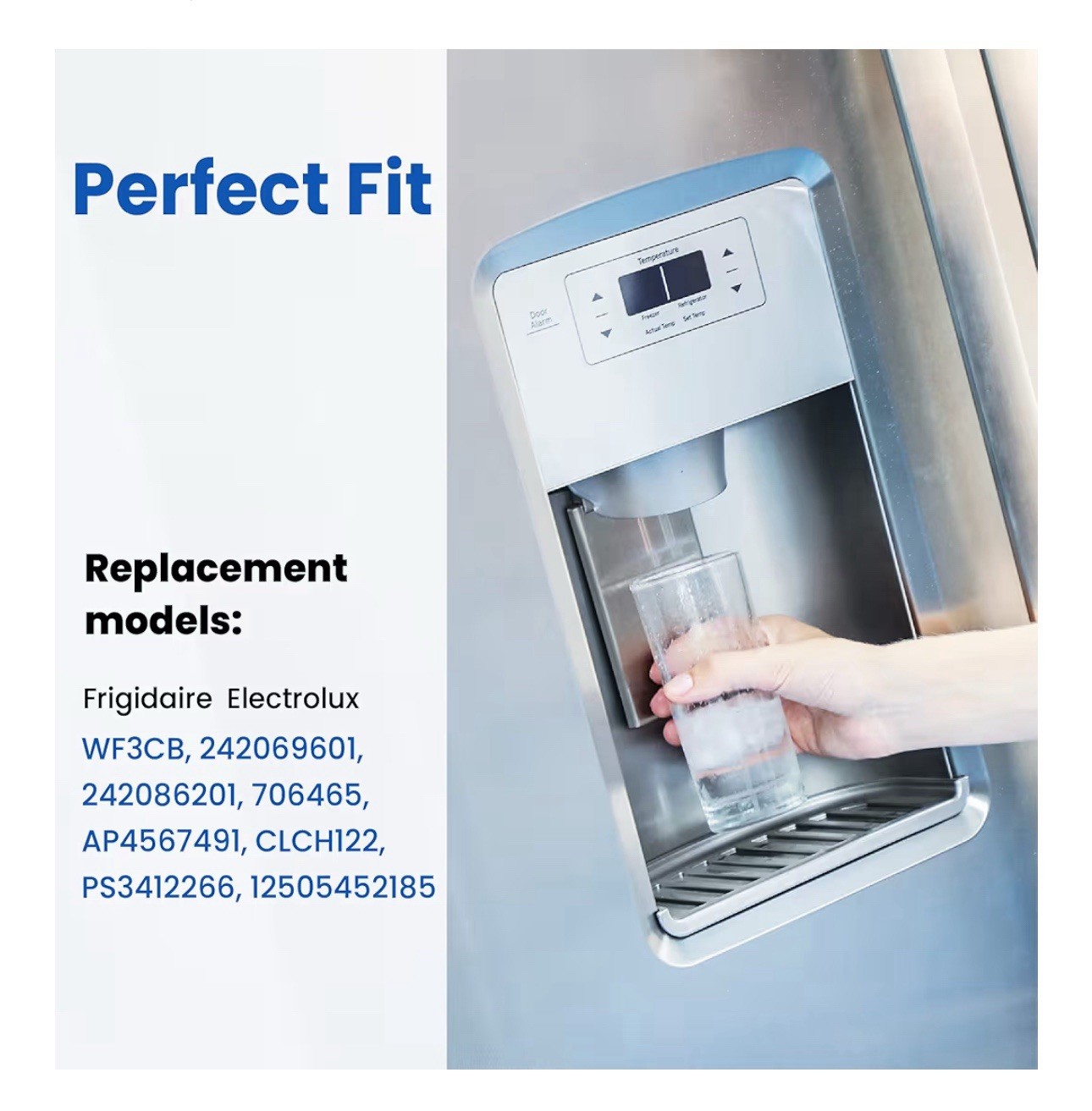 3pk HARPRAIT Water Filter for Frigidaire WF3CB, Cocunut Carbon Filter NEW-OPEN