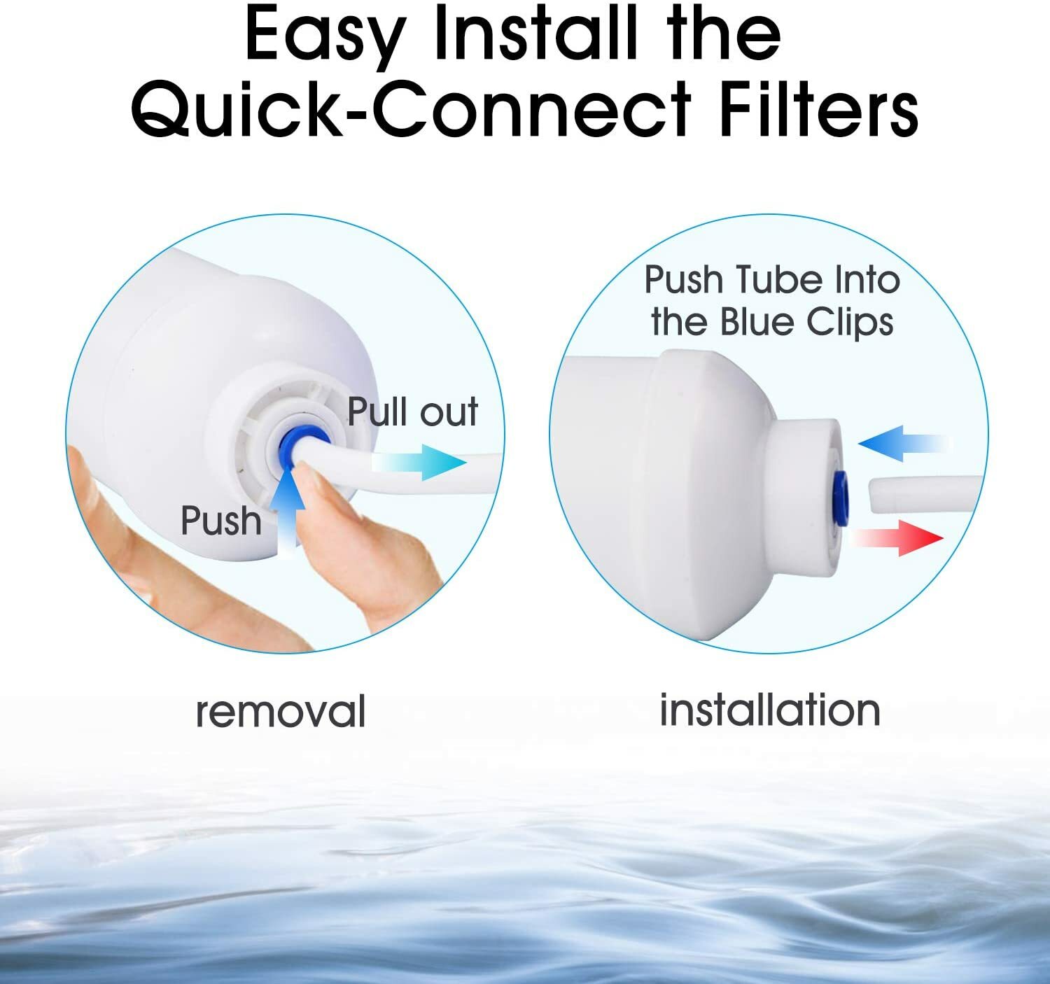 6 Stage Reverse Osmosis Water Filter Replacement Cartridge Set Alkaline Filters