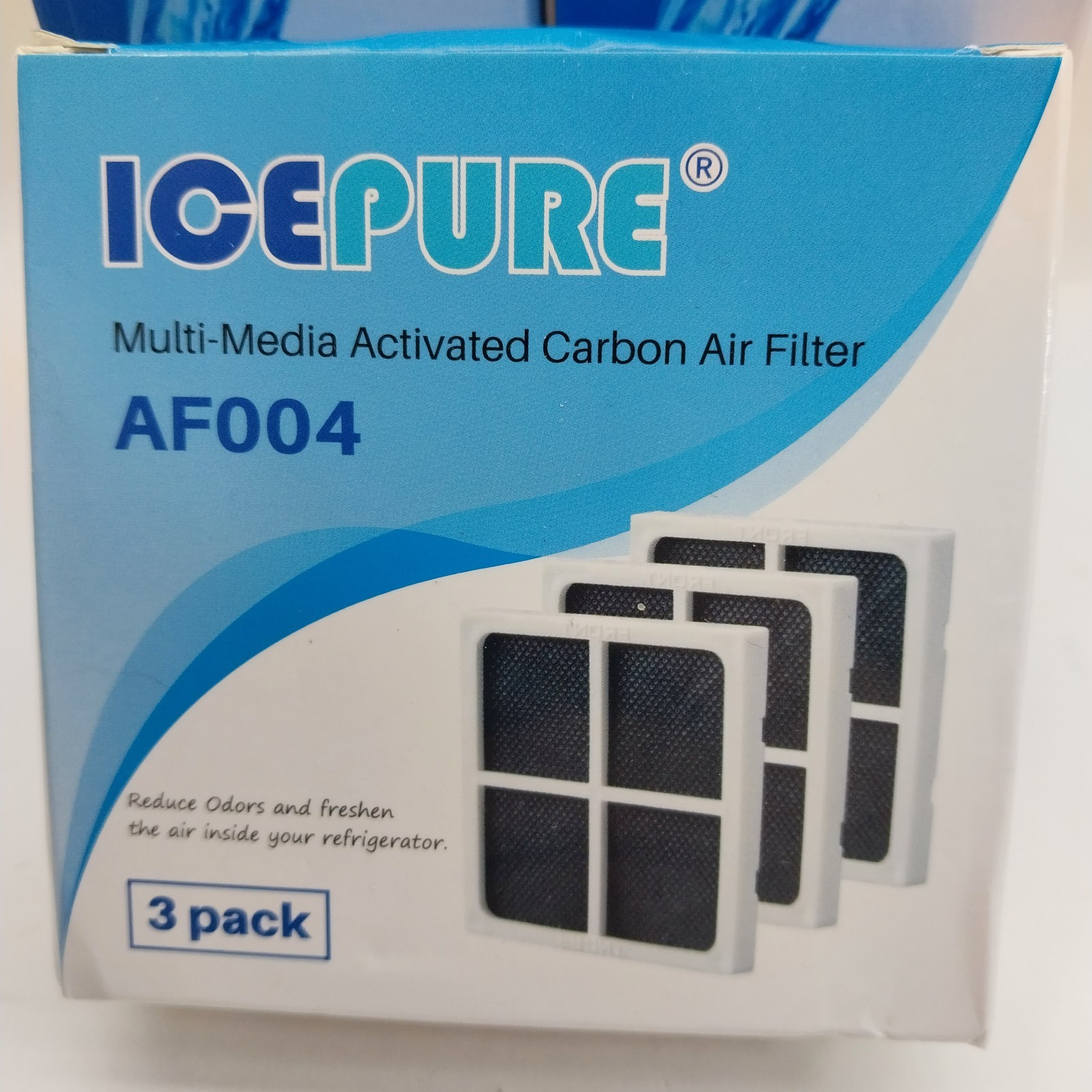 2 PK ICEPURE RWF4700AC LG & KENMORE Fridge Water Filters + AF004 Air Filters