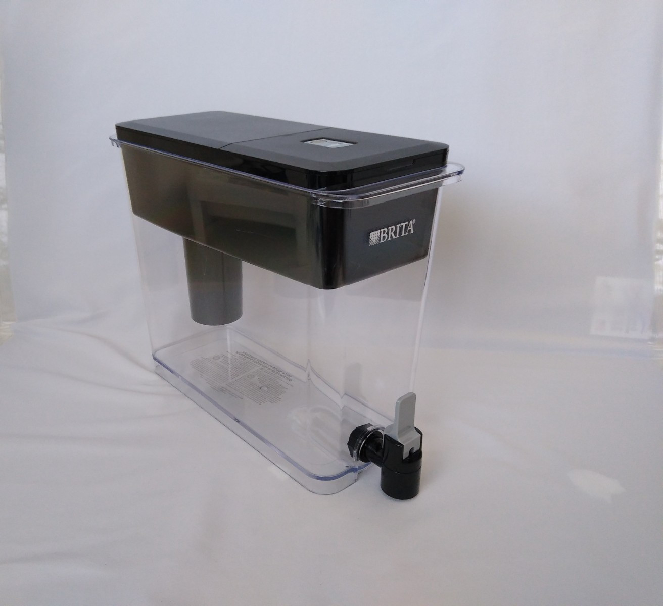 Brita Extra Large Ultramax 27 Cup Black Filtered Water Dispenser Filtration Syst