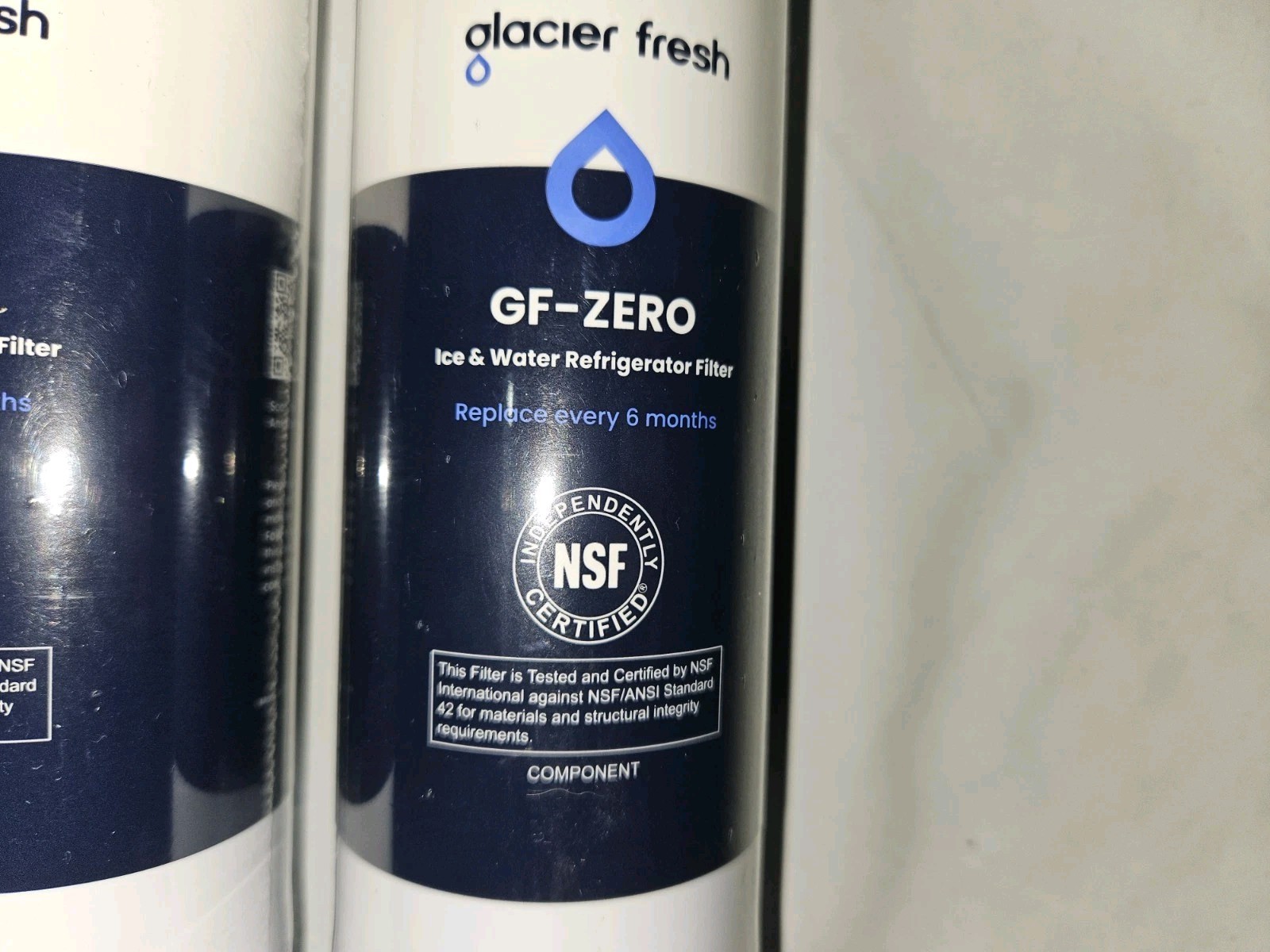 2 Pack Glacier Fresh GF-Zero Fits Sub-Zero Refrigerator Water Filter