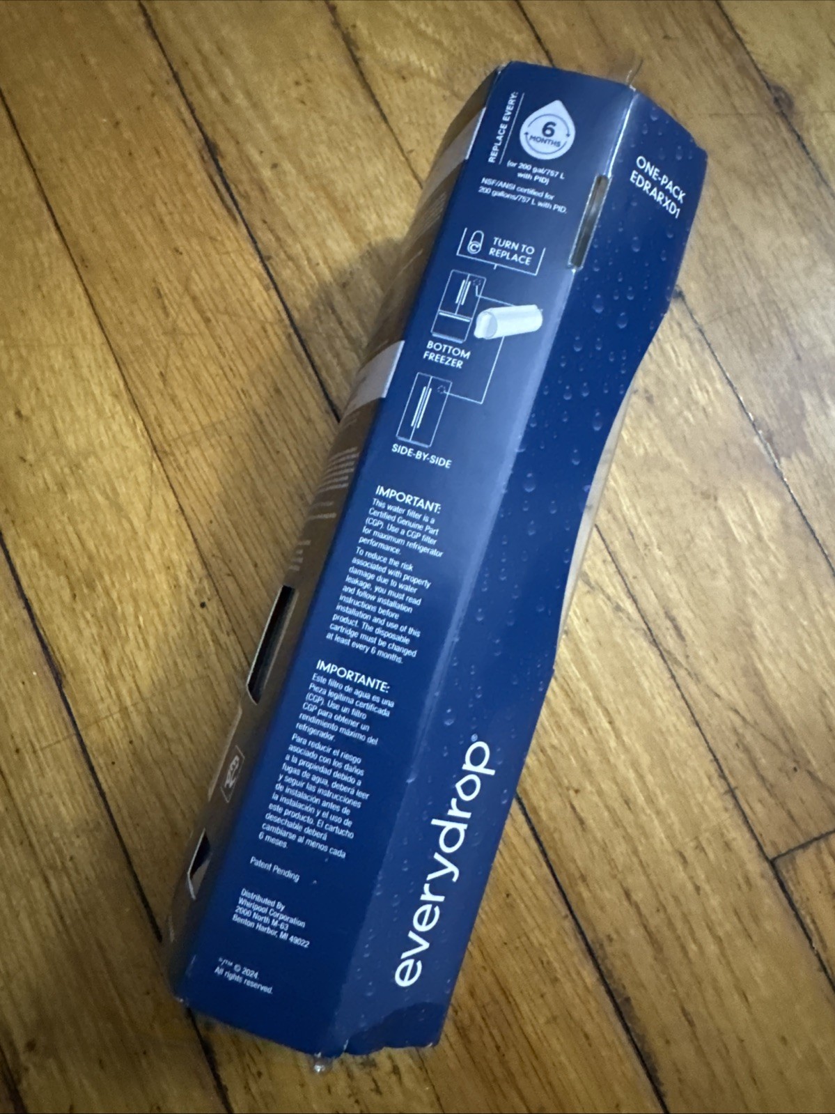 OEM Everydrop A Water Filter EDRARXD1 Replacement Whirlpool Maytag Kitchen Aid