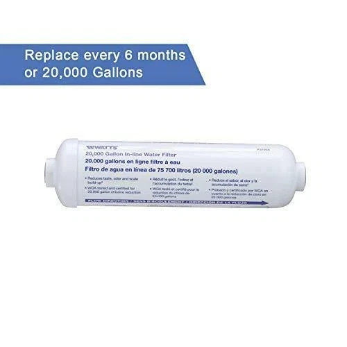 Watts IL-20K 20,000 Gallon In-Line Water Filter New