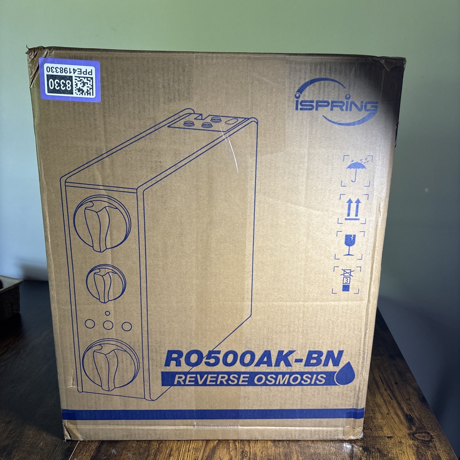 iSpring RO500AK-BN Reverse Osmosis Water Filter, NSF 58 Certified, 500 GPD…