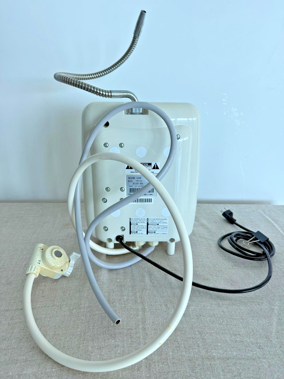 Enagic SUNUS TYH-51E Kangen Water Ionizer Generator Alkaline Filter Tested