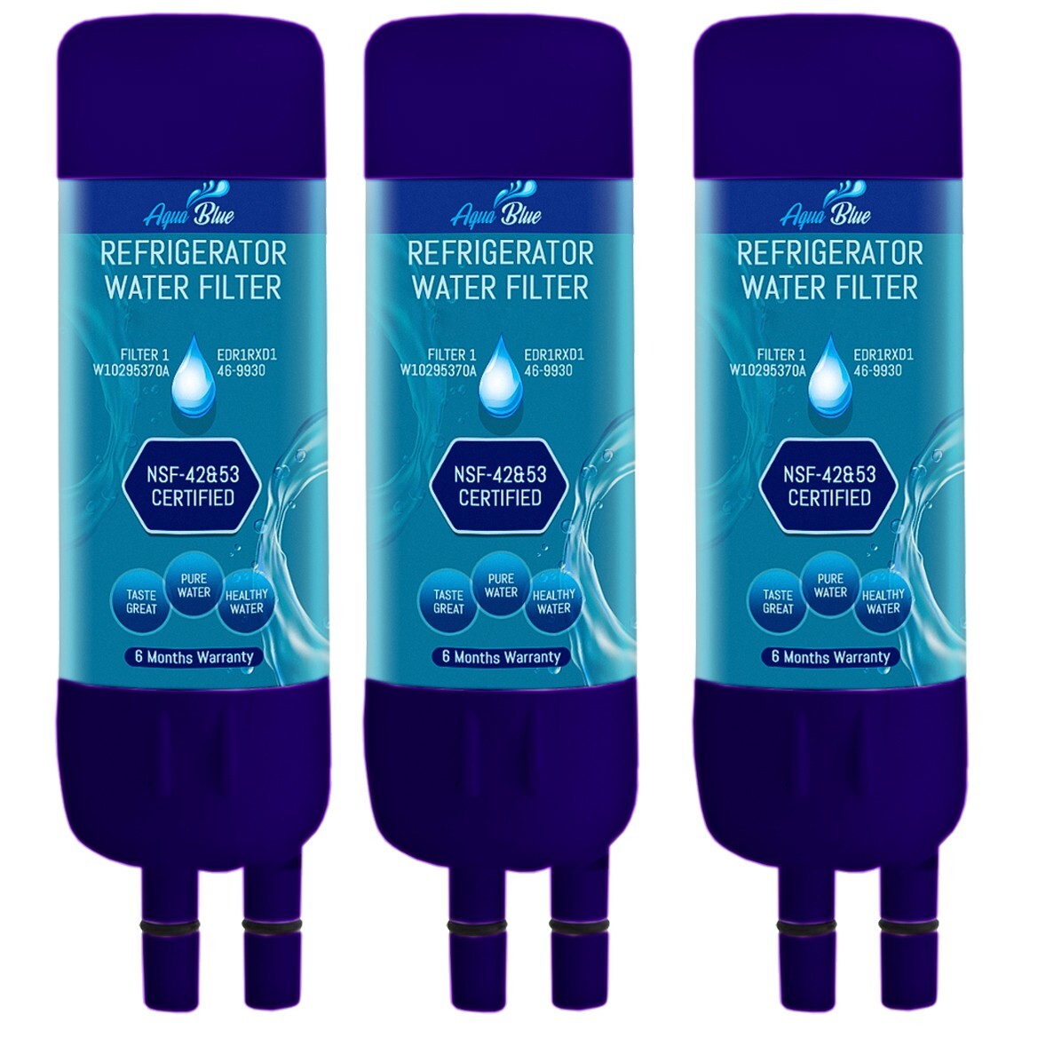 Whirlpool WRS311SDHM08 / WRS311SDHM09 / WRS311SDHM11 Water Filter (3 Pack)