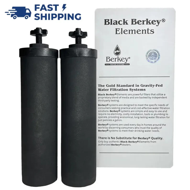 BB9-2 Black Berkey Water Filter Replacement Elements (2-Pack)