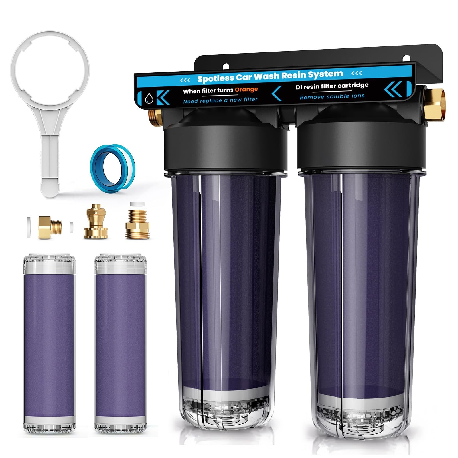 5 Micron PP Sediment Water Filter Cartridge, Universal Fit for 10″x2.5″ Standard