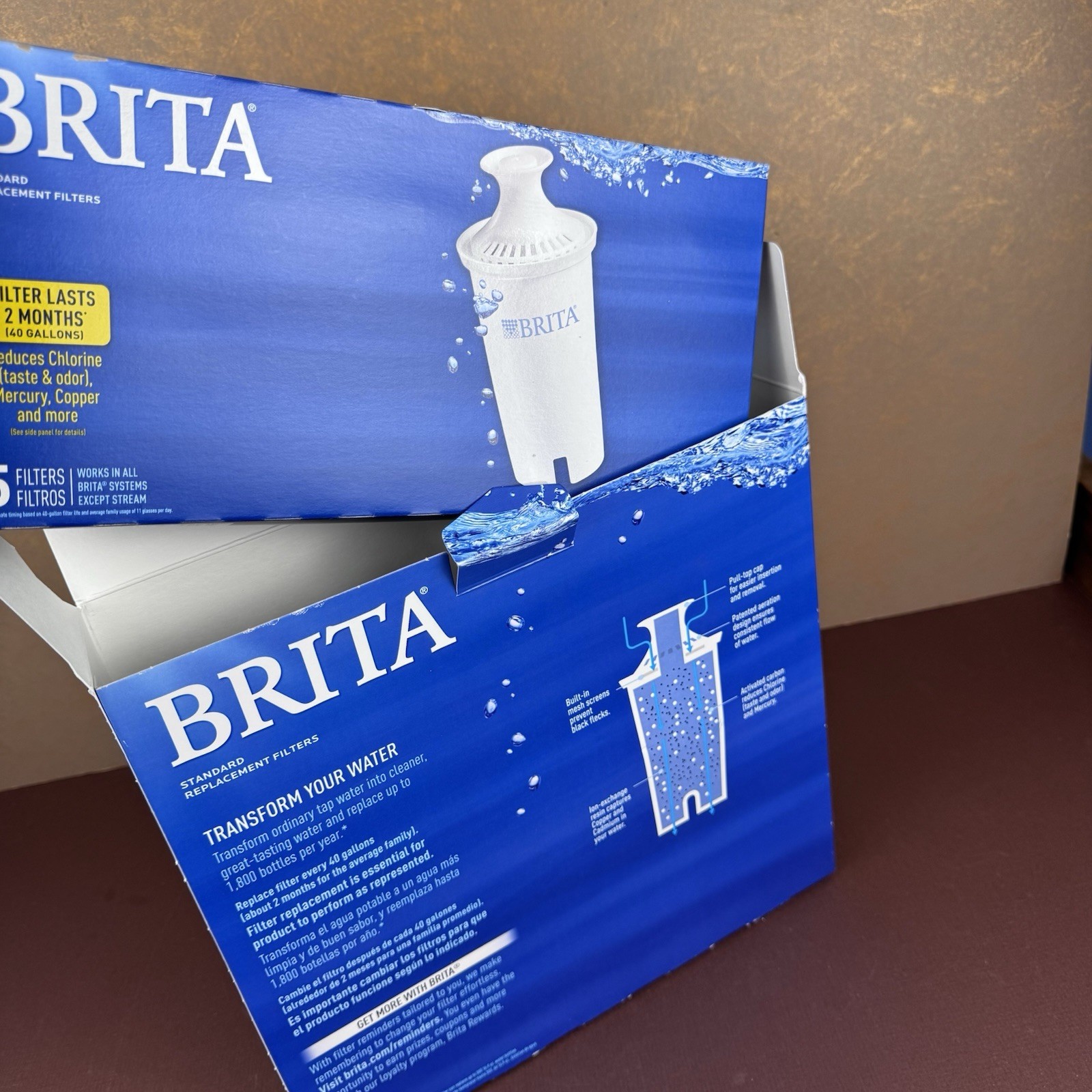 Brita 987554 Pitcher Standard Replacement Filters 10 Pack Value