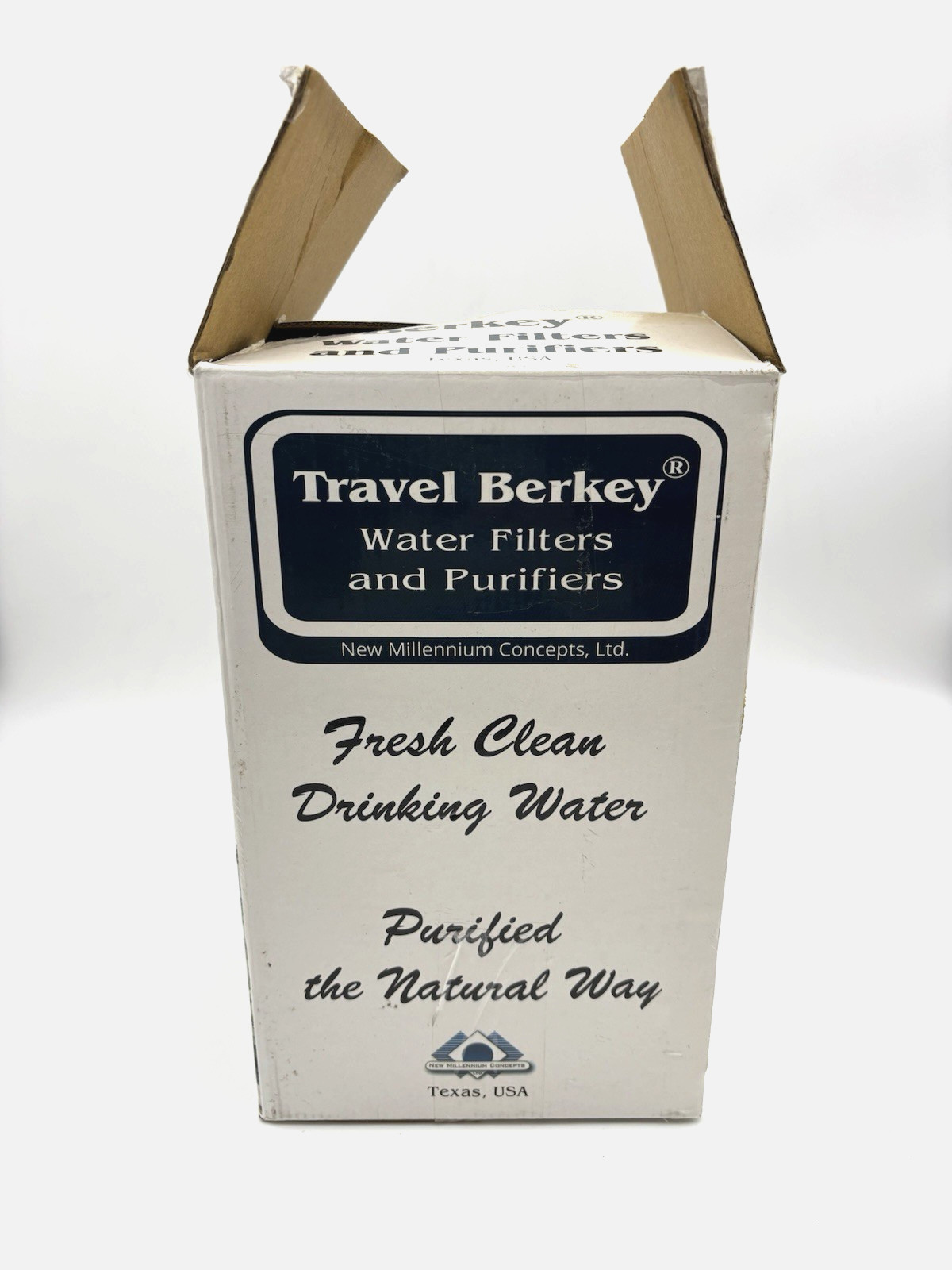 Travel Berkey Water Filter Purifier 1.5 Gallon Stainless Steel w/ BB9-2 Filters