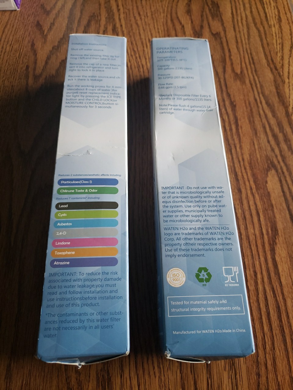 2 Waten H20 Replacement Filters For 4396841 *4396710 Filter 3 EDR3RXD1 New Other