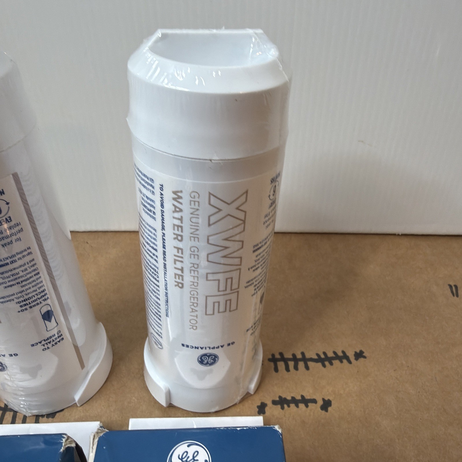 2 Genuine GE XWFE Refrigerator Water Filters New (SEALED) Authentic OEM 1 Year
