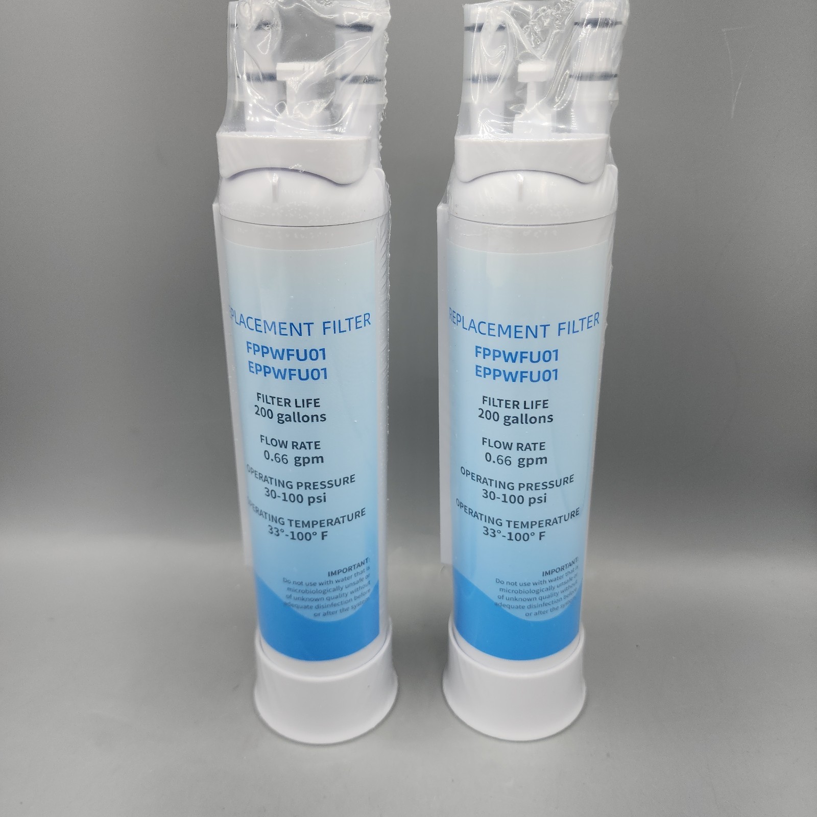 2x For Frigidaire PWF-1 FPPWFU01 EPPWFU01 Refrigerator Water Ice Filter