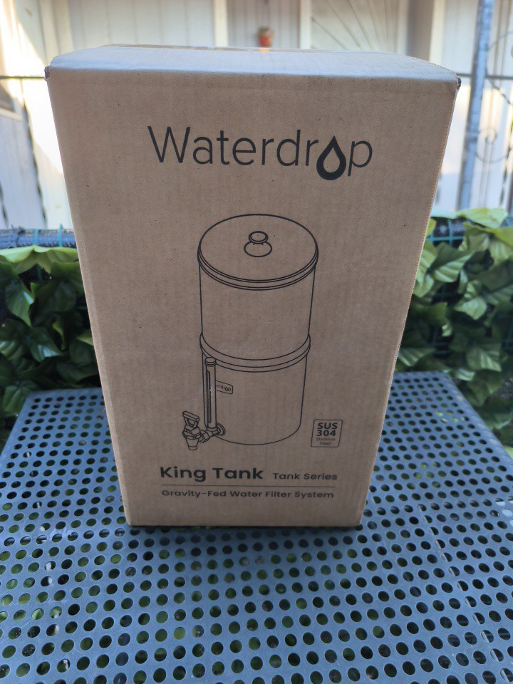 Waterdrop WD-TK-S Gravity-fed Water Filter System, Stainless Steel 2.25 Gallon