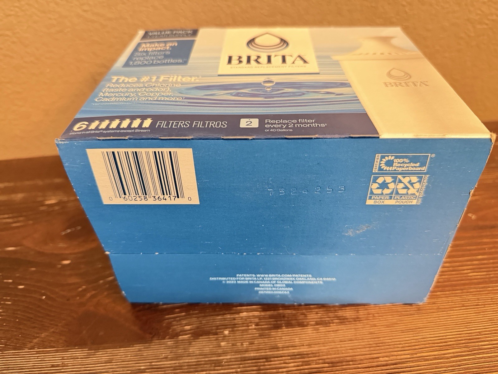 Brita Replacement Water Filter 6 Pack Value Pack New, New Other