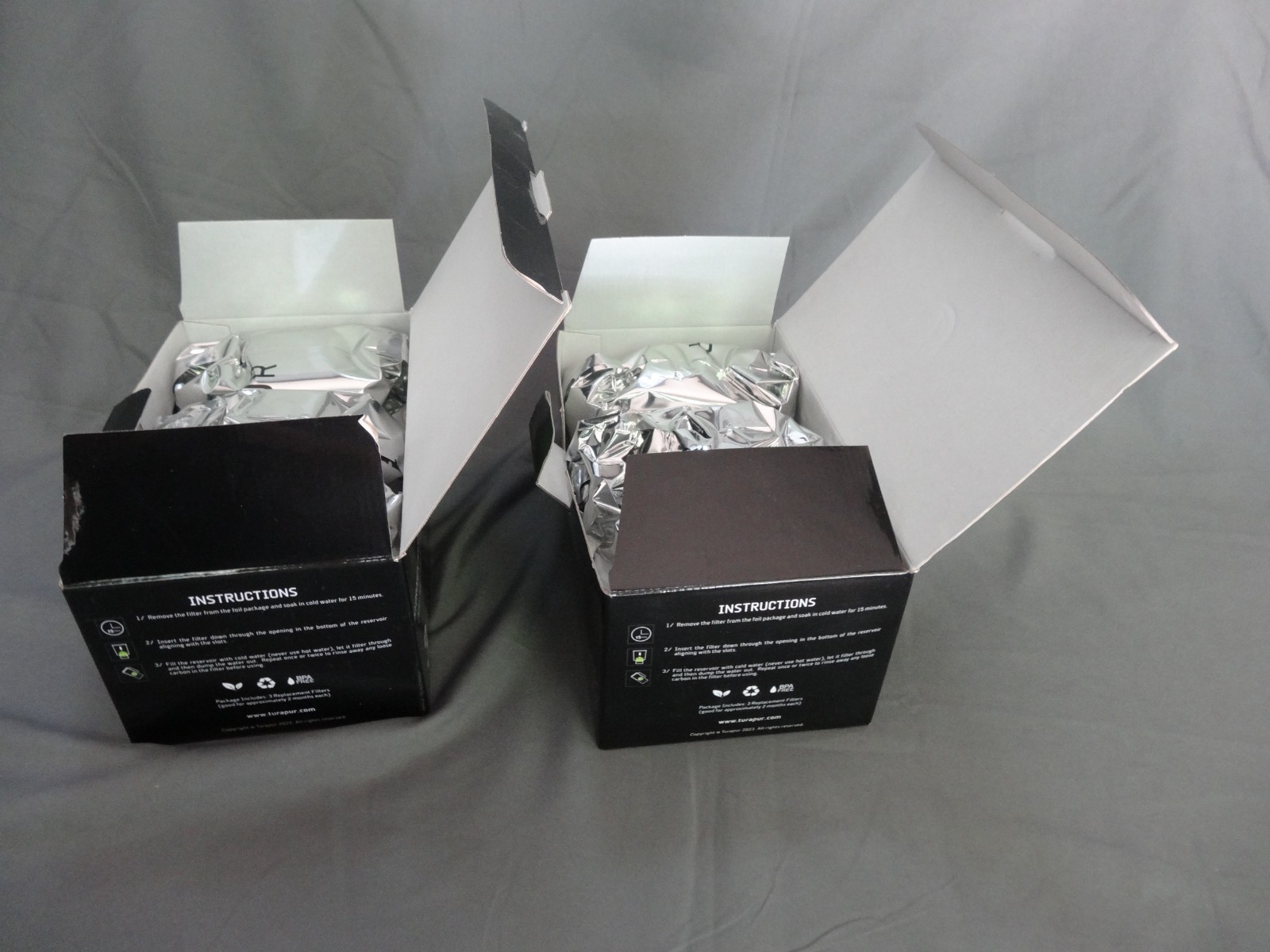 2 boxes Turapur Hydrogen Water Filter 3 Packs