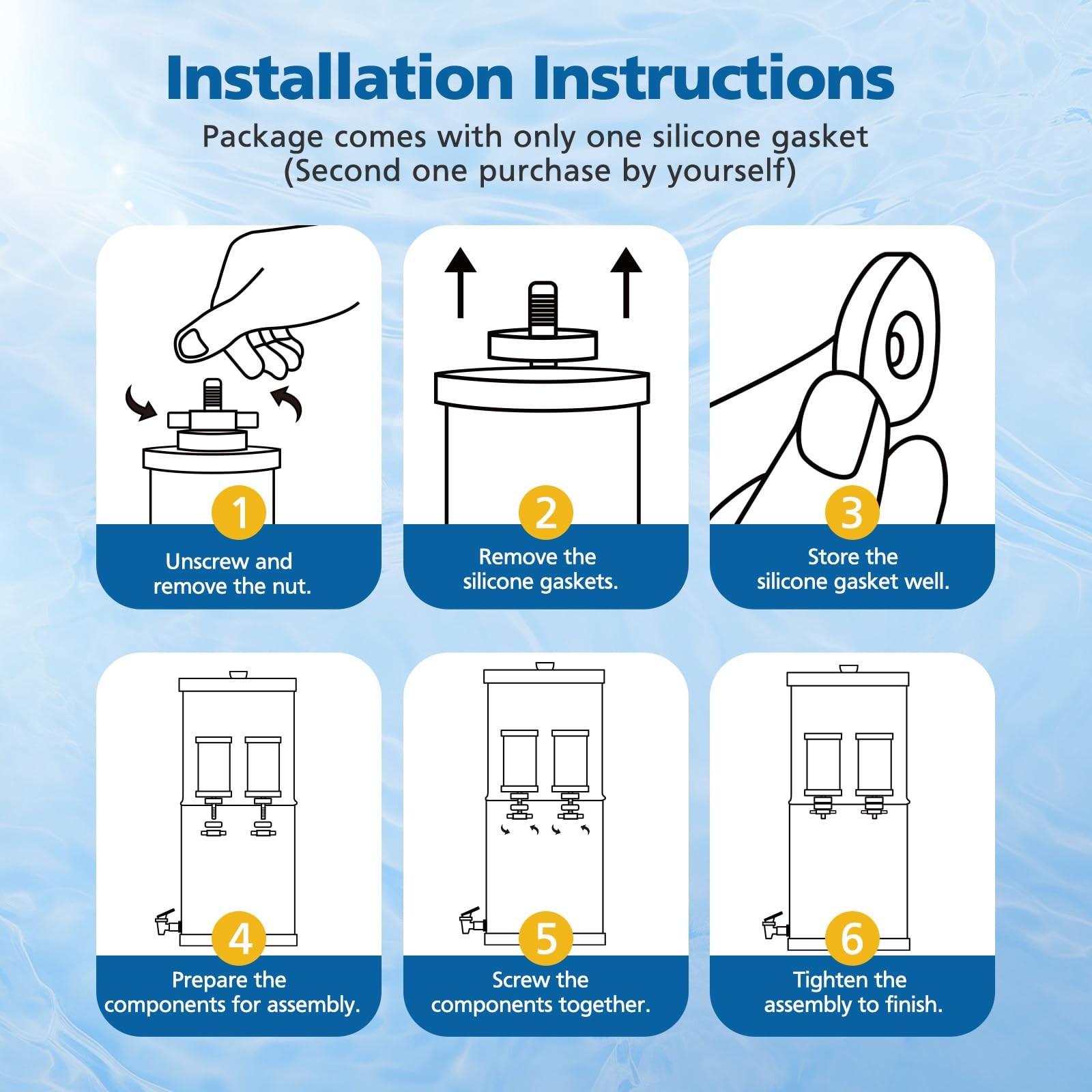 2387 Pro Filter Replacement, NSF Certified for Alexapure 2387 Pro Water Filter,