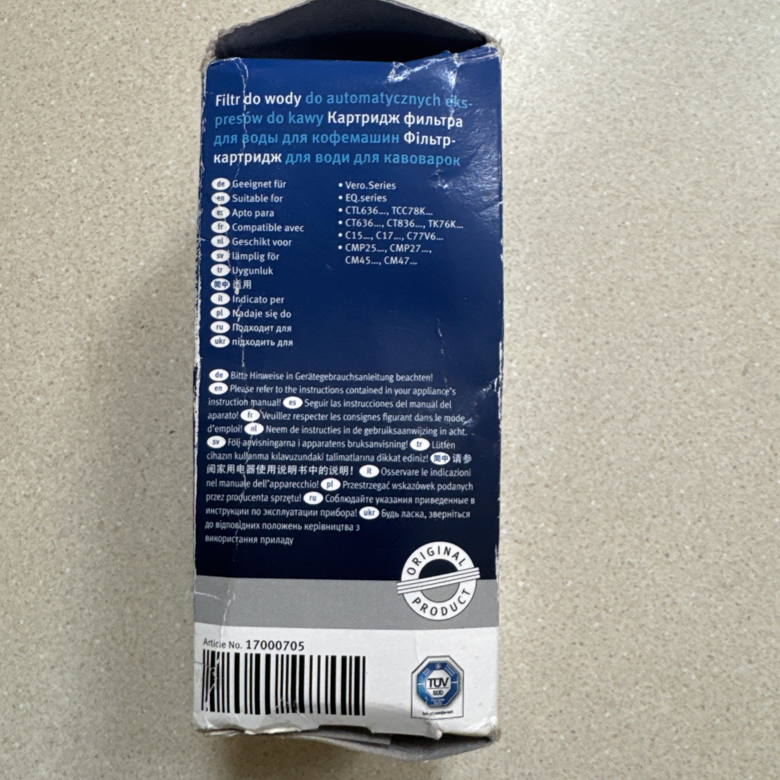 Brita Intenza Water Filter – Siemens Bosch Neff Gaggenau TZ70003 467873 Genuine