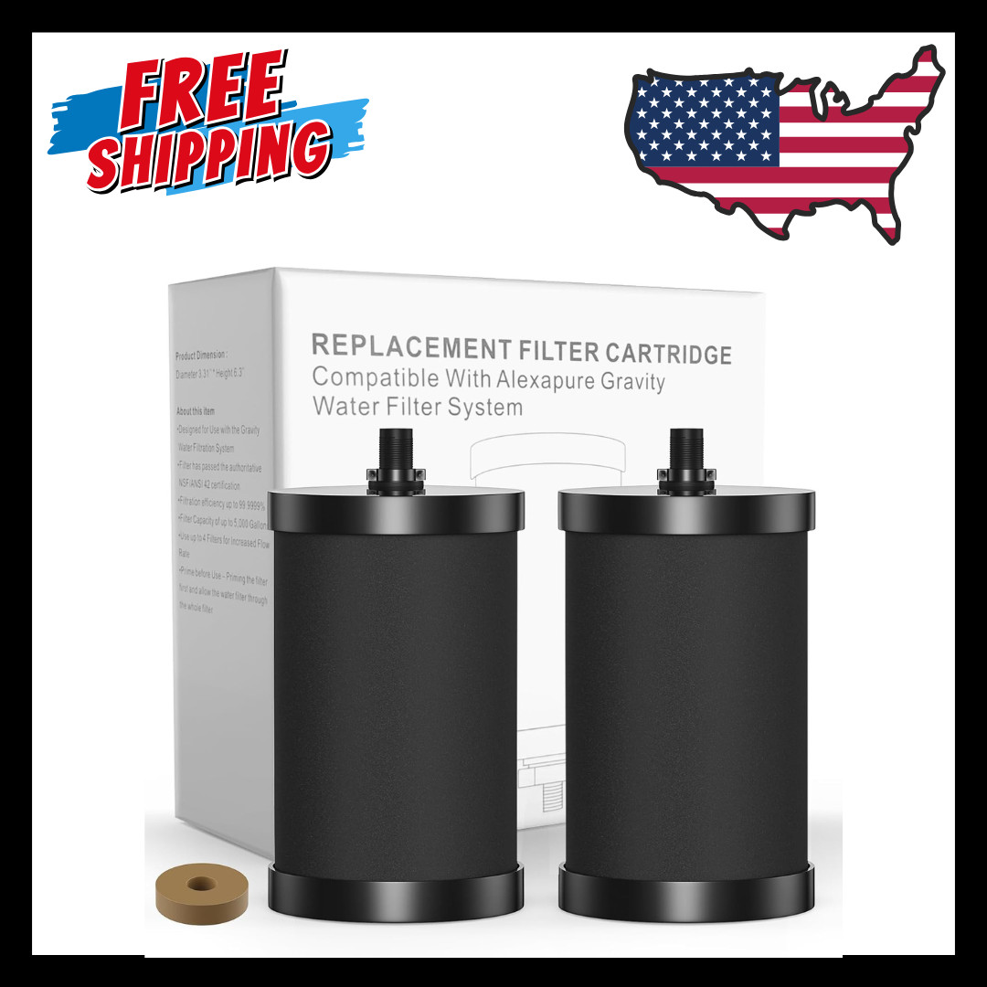 2387 Pro Water Filter Replacement for Alexapure 3 Stage 2 Pack