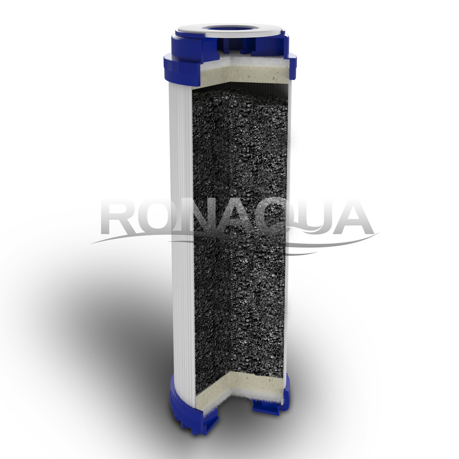 Granular Activated Carbon Filter 9.875 inch x 2.5 inch Set of 2