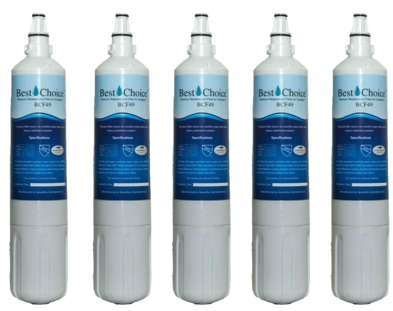 5X Fits InSinkErator F-1000 Sub-Zero 4204490 4290510 Refrigerator Water Filter