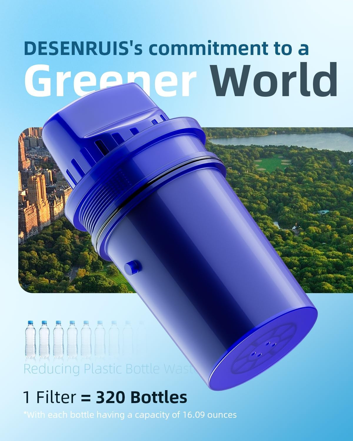 Water Filter Replacement Compatible with All PUR, PUR plus Water Pitcher and Dis