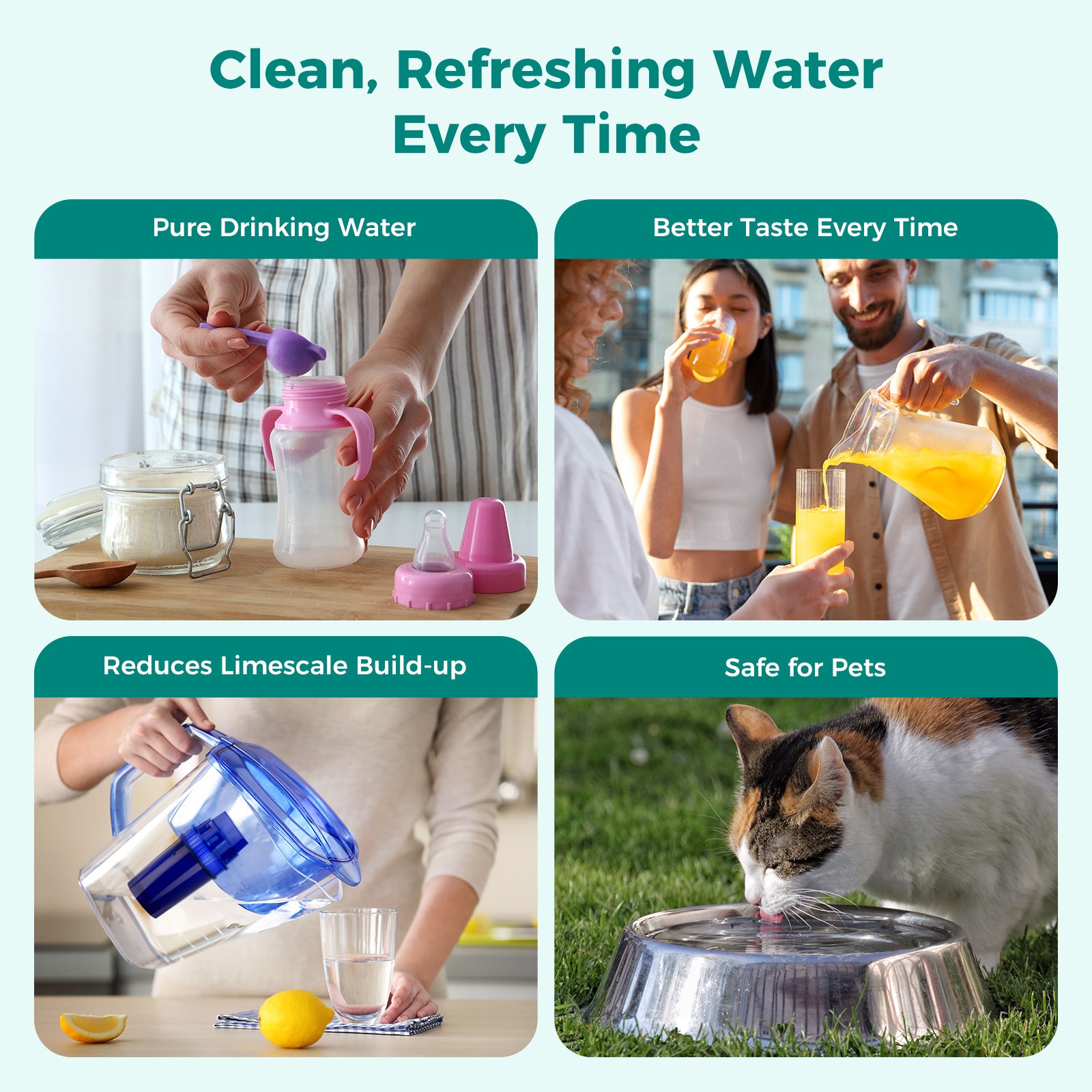 3/4/6-Pack PPF900 Pitcher Water Filter Replacement PPF900Z Certified Filter US