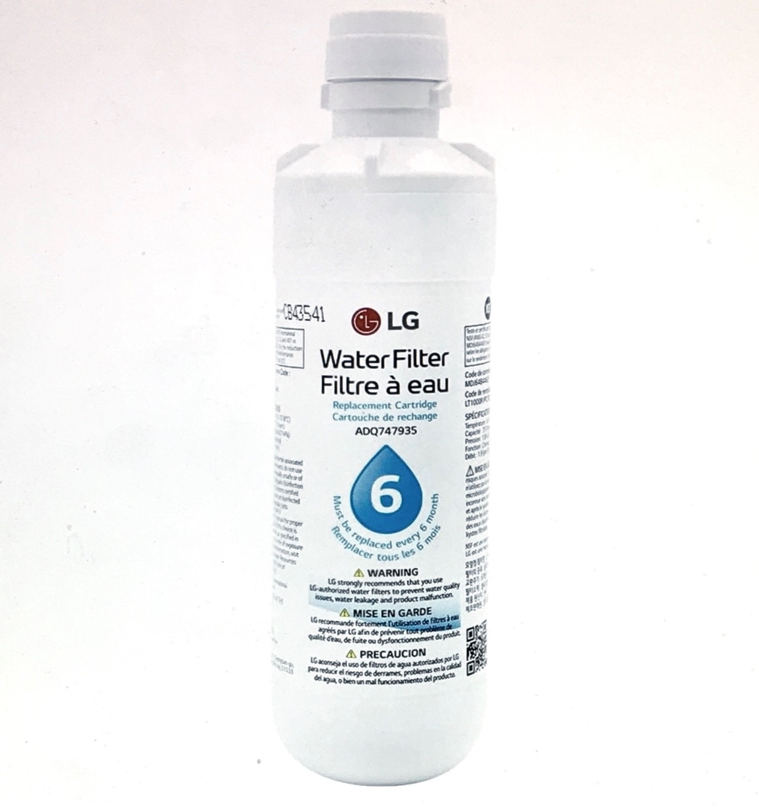 LG LT1000P2 6-Month/200 Gallon Refrigerator replacement Water Filter, SEALED!