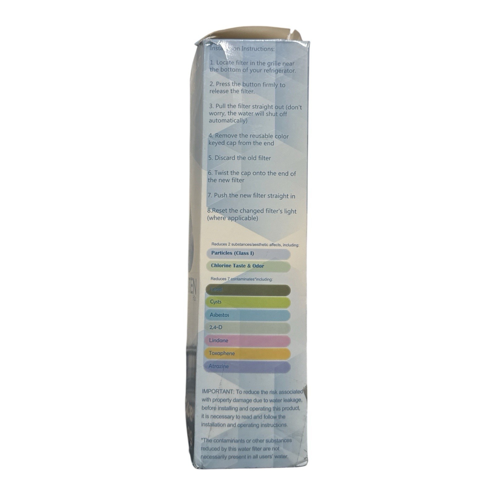 Waten H20 Replacement Water Filter WF3CB 469999 for Frigidaire Kenmore New