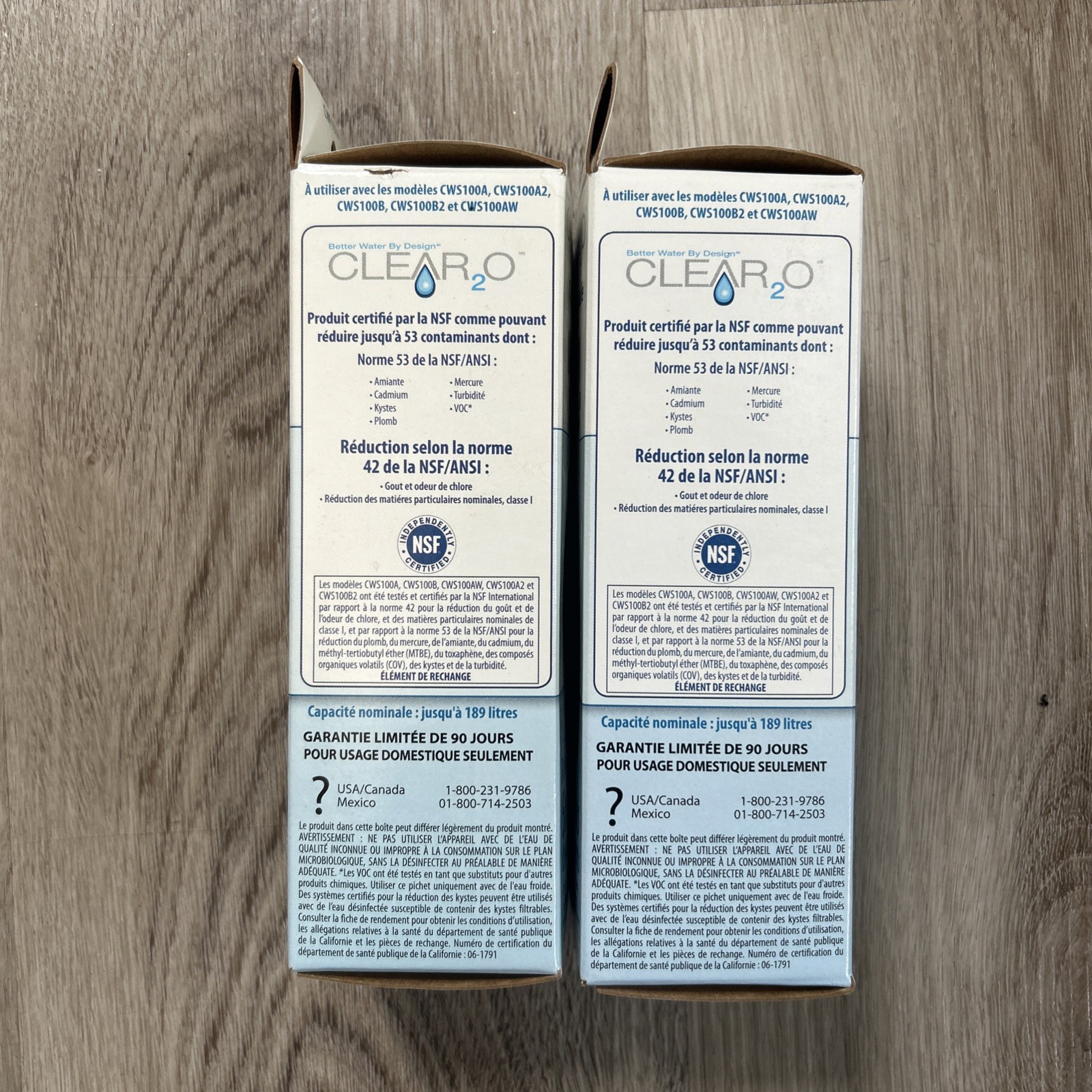 Clear2O Pitcher Replacement Water Filter CWF1014 New In Box Set Of 2 Genuine