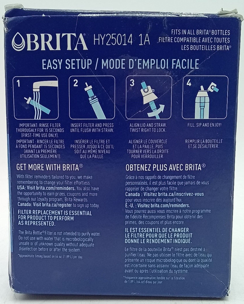 BRITA Bottle Replacement Filters 6 Filters 1 Year Pack