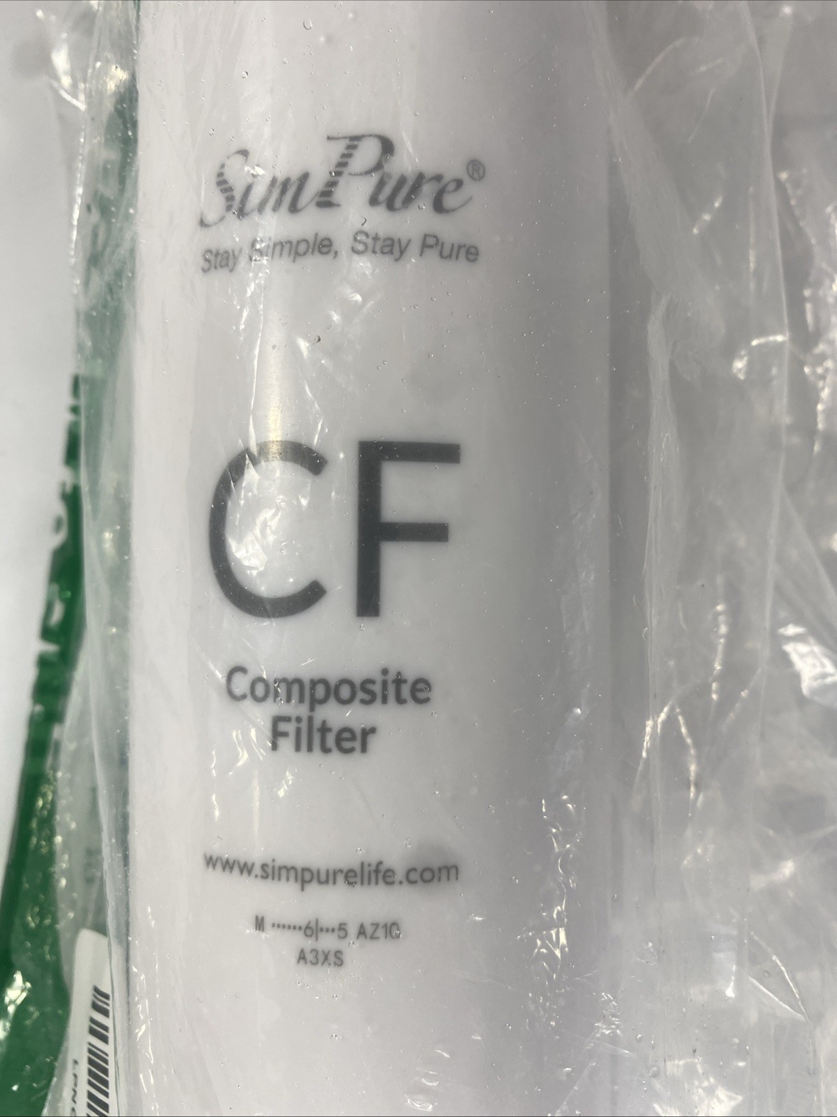 Set of 2 SimPure Series RO/CF Filter Replacement Cartridge Open Box