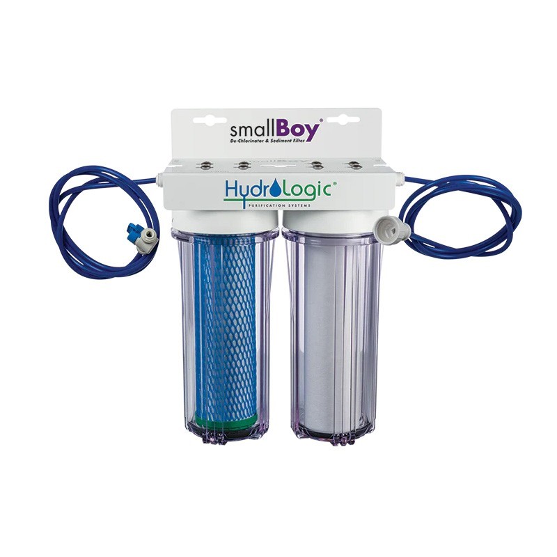 Hydro Logic Small Boy Water Filtration System De-Chlorinator Sediment Filter USA